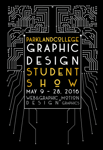 Graphic Design Student Show poster